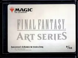 2025 Magic MTG Final Fantasy Sorceress's Schemes Art Series #9/53 - Image 2