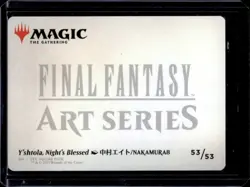 2025 Magic MTG Final Fantasy Y'shtola Night's Blessed Art Gold Signature #53/53 - Image 2