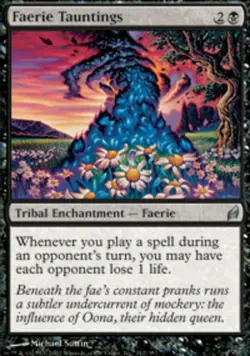MTG Faerie Tauntings, Lorwyn, Damaged, English - Image 1