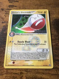 Holon's Electrode 21/113 Delta Species Reverse Holo Pokemon Trading Card Game - Image 1
