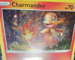 2021 POKEMON SWSH BLACK STAR PROMO #092 CHARMANDER-HOLO With SWIRL - Image 1