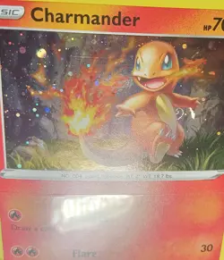 2021 POKEMON SWSH BLACK STAR PROMO #092 CHARMANDER-HOLO With SWIRL - Image 2