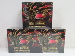 (3) Lot 2022 Pokemon Sword & Shield Lost Origin Sealed ETB Elite Trainer Box - Image 1