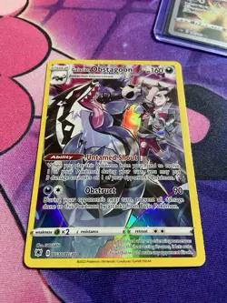 Pokemon Galarian Obstagoon TG10/TG30 Astral Radiance Trainer Gallery Ultra Rare - Image 3