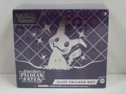 2023 Pokemon Scarlet & Violet Paldean Fates Sealed ETB Elite Trainer Box - Image 1