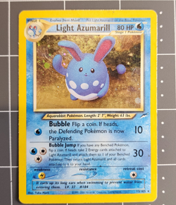 Light Azumarill - 13/105 Pokemon Neo Destiny - Holo Damaged - Image 3