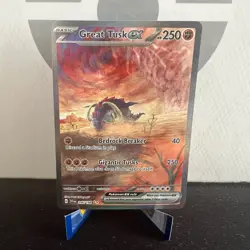 Pokemon TCG Holo Great Tusk ex (SVI 246/198) - Image 1