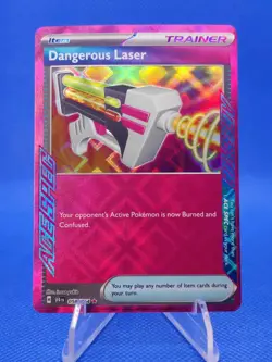 🔵 Pokemon TCG Shrouded Fable DANGEROUS LASER 58/64 ACE SPEC Ultra Rare Holo NM - Image 1