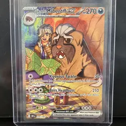 The Pokemon Company Arven's Mabosstiff ex 235/182 Destined Rivals Holo SIR - Image 1