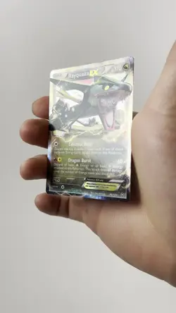 Rayquaza EX 85/124 Dragons Exalted Ultra Rare Pokemon LP - Image 2