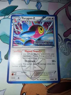 Pokemon Porygon-Z STAFF BW84 Promo Prerelease Plasma Blast Holo - Image 1