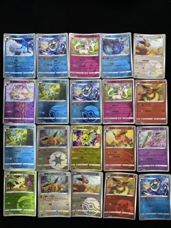 2025 PTCG Pokemon S-Chinese CBB2C Vaporeon Flareon 0204/14 MasterBall Lot*20 yo8 - Image 2