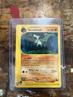 Pokemon TCG Aerodactyl 1/144 Skyridge Regular Rare LP/MP - Image 1