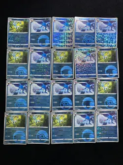 2025 Pokemon TCG S-Chinese Gem Pack Vol.2 CBB2C Glaceon Ball Holo Lot*20 BL25 - Image 1