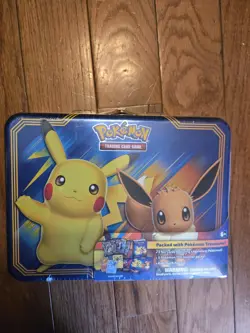 POKEMON 2018 FALL Collector Chest Pikachu Evee SUN MOON Sealed NICE - Image 1