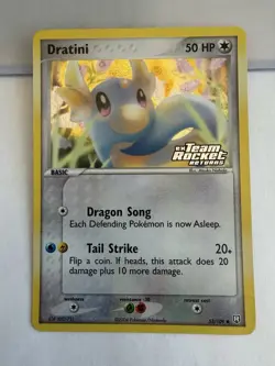Pokemon Dratini Team Rocket Returns 53/109 Reverse Holo 2004 - Image 1