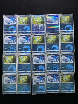 2025 Pokemon TCG S-Chinese Gem Pack Vol.2 Glaceon Energy Holo Lot*20 BL25 - Image 1