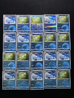 2025 Pokemon TCG S-Chinese Gem Pack Vol.2 Glaceon Energy Holo Lot*20 BL25 - Image 2