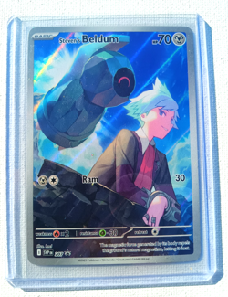 Steven’s Beldum Pokemon TCG: SVP EN # 207 Special Illustration Art SIR NM - Image 1