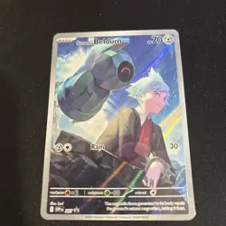 Pokemon TCG Steven’s Beldum SVP EN # 207 Special Illustration Art Sir Card NM - Image 1