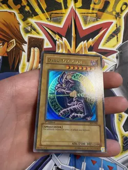 Yugioh Dark Magician SDY-006 1st Edition Foil Line Error Deck Fresh - Image 2