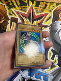 Yugioh Dark Magician SDY-006 1st Edition Foil Line Error Deck Fresh - Image 4