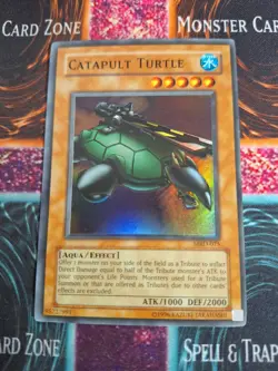 Yu-Gi-Oh! Catapult Turtle MRD-EN075 Super Rare OG Unlimited MP Foil Shift - Image 1