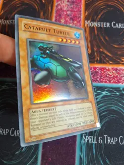 Yu-Gi-Oh! Catapult Turtle MRD-EN075 Super Rare OG Unlimited MP Foil Shift - Image 2