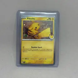 Pokemon Day 30th Anniversary - Pikachu 051 /162 Stamped 2026 Promo NM WITH SWIRL - Image 1