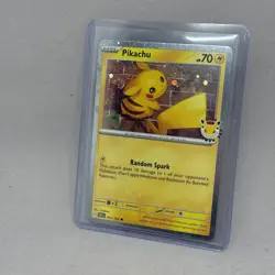 Pokemon Day 30th Anniversary - Pikachu 051 /162 Stamped 2026 Promo NM WITH SWIRL - Image 2