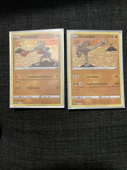 Hitmonlee 011 + Hitmonchan 012 /034 CLV - Pokemon TCG Classic Collection - NM - Image 1