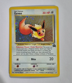 Eevee 11/53 Wotc Black Star Promo Holo Rare Pokemon TCG Vintage *Swirl* - Image 1