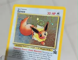 Eevee 11/53 Wotc Black Star Promo Holo Rare Pokemon TCG Vintage *Swirl* - Image 3