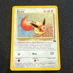 Pokemon TCG WOTC Eevee 11 Black Star Promo Holo NM - Image 1