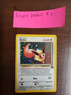 Pokemon TCG Eevee Black Star Promo #11 Holo NM/M 2000 WOTC Vintage - Image 1