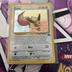 Eevee 11/53 Wotc Black Star Promo Holo Rare Pokemon TCG Vintage - Image 1