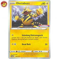 Electabuzz Promo 290/S-P Indomaret Stamp Pokemon TCG Indonesia - Image 1