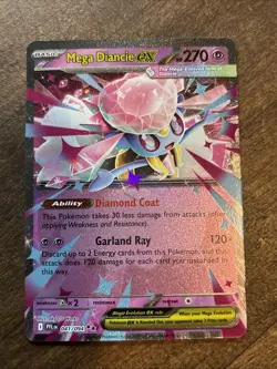 Mega Diancie ex Double Rare Pokemon PFL: Phantasmal Flames 041/094 NM - Image 1
