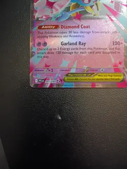 Pokemon TCG Mega Diancie ex 041/094 Me02: Phantasmal Flames Double Rare Holo NM - Image 2