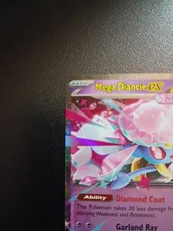Pokemon TCG Mega Diancie ex 041/094 Me02: Phantasmal Flames Double Rare Holo NM - Image 5