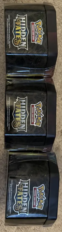 Pokemon Hidden Fates Charizard, Gyarados, Raichu GX Tins Sealed Set of 3 - Image 4