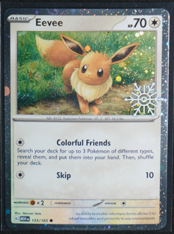 Eevee (Holiday Calendar) Holo Common #133/165 Miscellaneous Cards & Products NM - Image 1