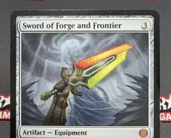 MTG Sword of Forge and Frontier- DAMAGED -Phyrexia: All Will Be One Magic Card - Image 3