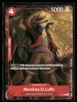 Monkey.D.Luffy-P-007 (Tournament Pack Vol. 1) - One Piece Promotion Cards OP-PR - Image 1