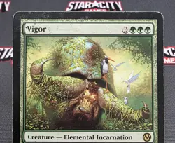MTG Vigor- DAMAGED -Duels of the Planeswalkers Magic the Gathering Card # 088 - Image 3