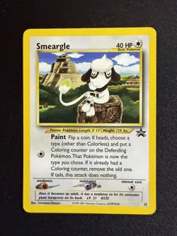 Pokemon Card - Smeargle #32 WoTC Black Star Promo - NM - Image 1