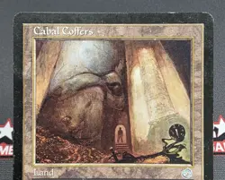 MTG Cabal Coffers- DAMAGED -Torment Magic the Gathering Card # 139 - Image 3