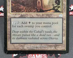 MTG Cabal Coffers- DAMAGED -Torment Magic the Gathering Card # 139 - Image 4