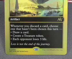 MTG 1st Place FOIL Monument to Endurance- DAMAGED -Aetherdrift Magic Card # 499 - Image 4