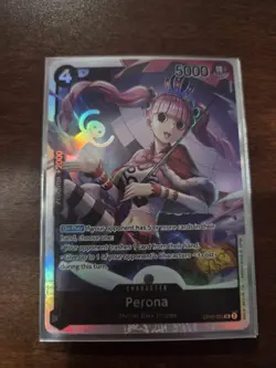 One Piece Card Game TCG Perona OP06-093 SR M/NM Condition - Image 1